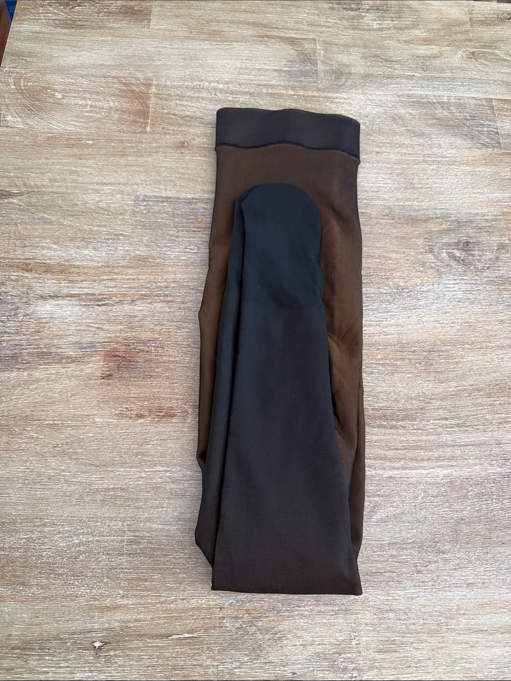 Source Unknown Brown and Black Shapewear Leggings